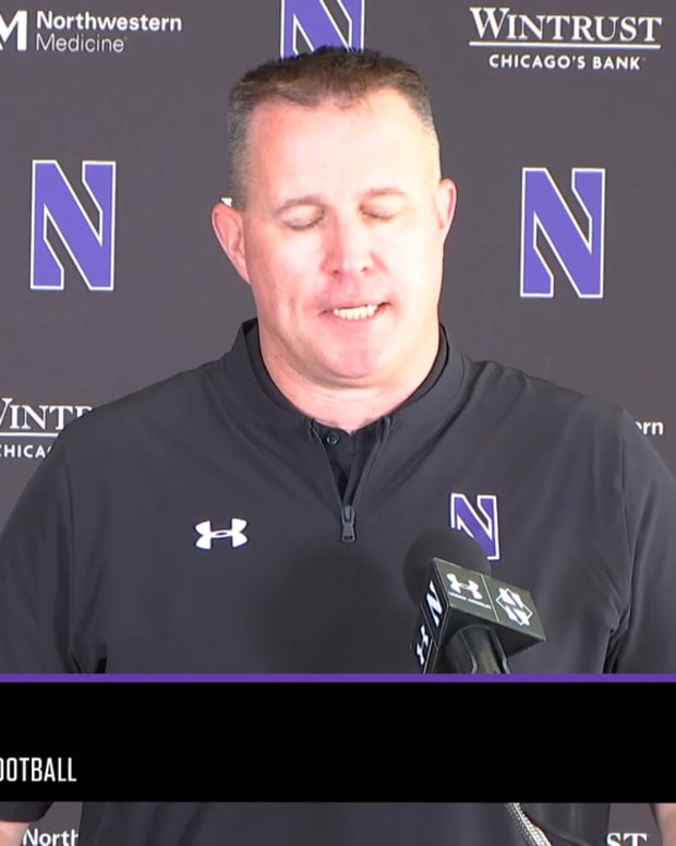 Fitzgerald Postgame Press Conference: Ohio at Northwestern